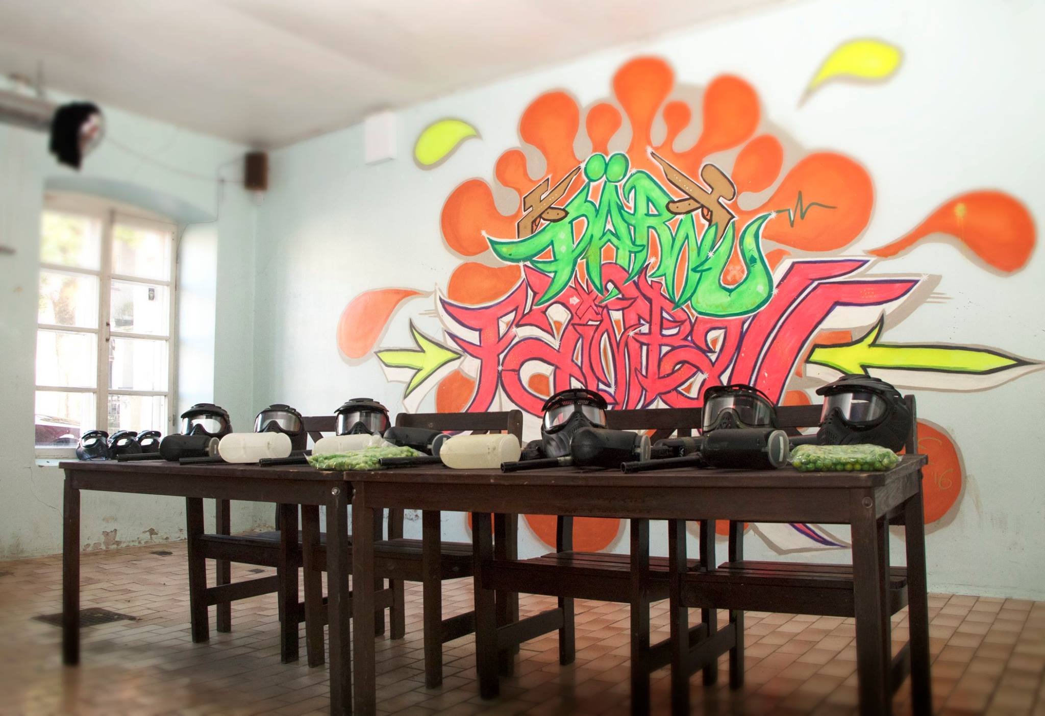 Paintball at Pärnus' Old Brewery